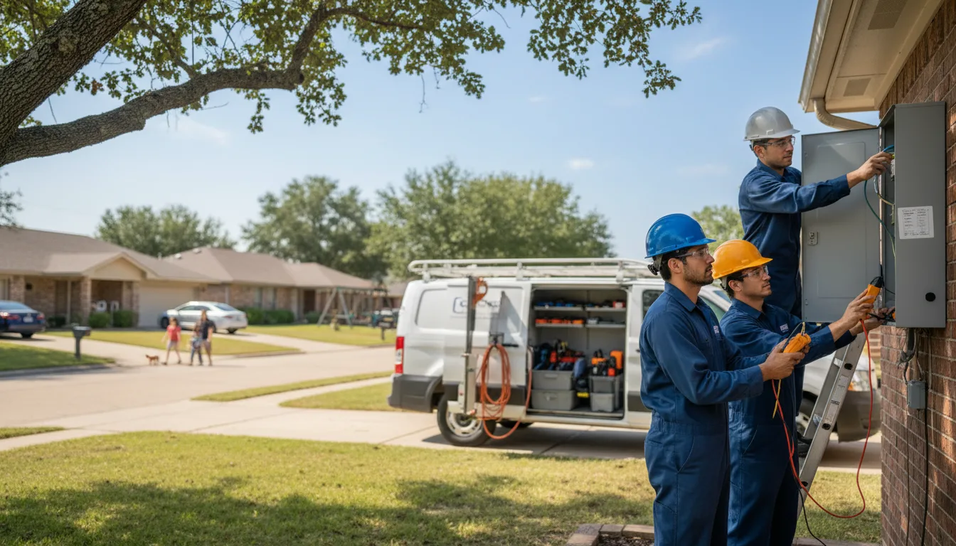 Certified electrician providing emergency electrical services in Solon, IA